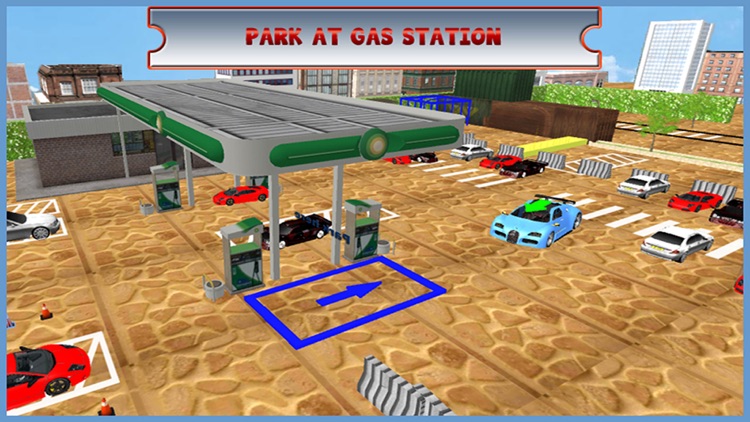 Gas Station Car Parking Simulator 2016 – New Free Crazy Patrol Pump Park Madness