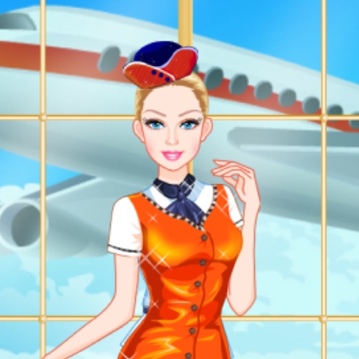 时尚空姐换装 - 帮助空姐打扮的一款时尚换装小游戏