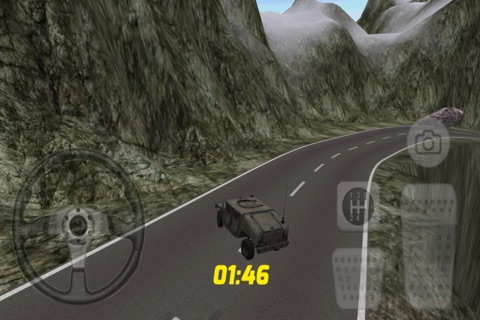 3D Army Simulator - Military Truck Hill Race screenshot 2