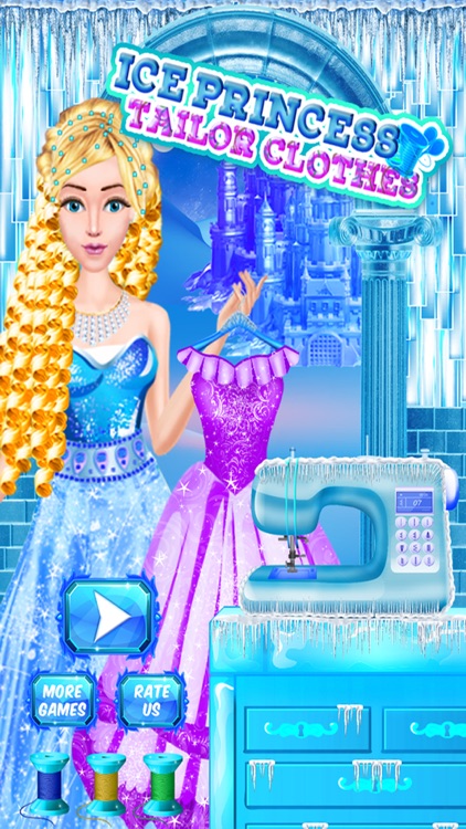 Snow Princess  Designs Tailor Boutique Girls Games