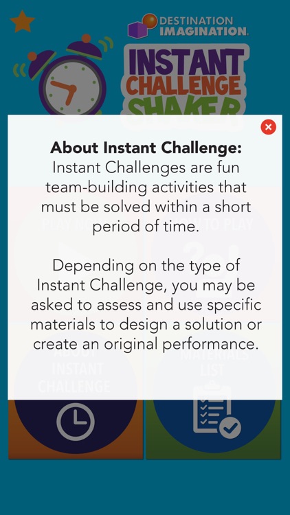 Destination Imagination® Instant Challenge Shaker screenshot-3