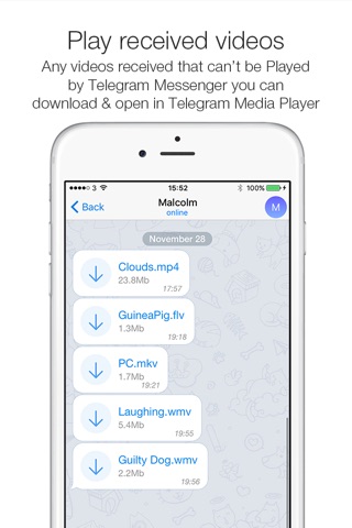 Telegram Player PRO - Media Player for Telegram Messenger screenshot 4