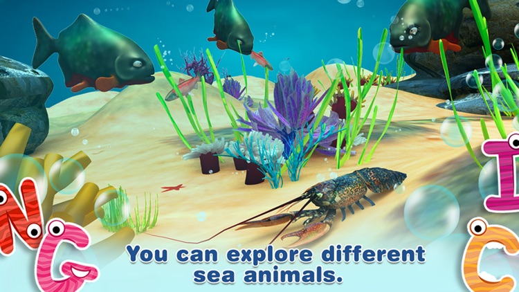 Alphabet in Sea World for Kids - Pro screenshot-4