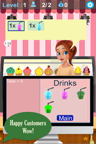 Bakery Cashier Blitz : best supermarket coffee salon game For Kids screenshot 3