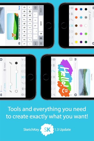 SketchKey Keyboard - Draw, doodle and scribble your messages - A Drawing Keyboard screenshot 4