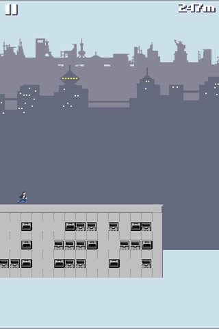 pixel runner - cool roof running game screenshot 4