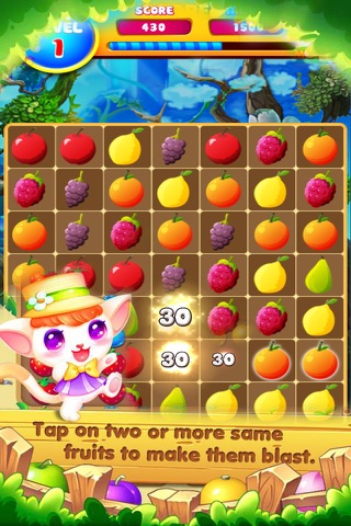 Fruit Blaze: Heroes Match screenshot 2