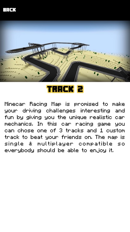 MINECAR RACING MAP MOD Free for Minecraft PC Edition - Multiplayer Mini Cars Race Guide