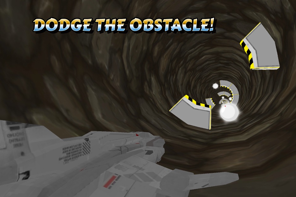 3D Space-Craft Tunnel Force - A Rocket Universe Hovercraft Tunnel Twist screenshot 2