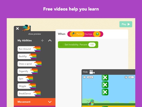 Hopscotch For Schools: Learn to code, make cool things, have fun. screenshot 3