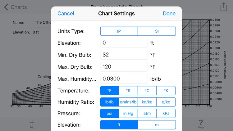 Psychrometric Chart