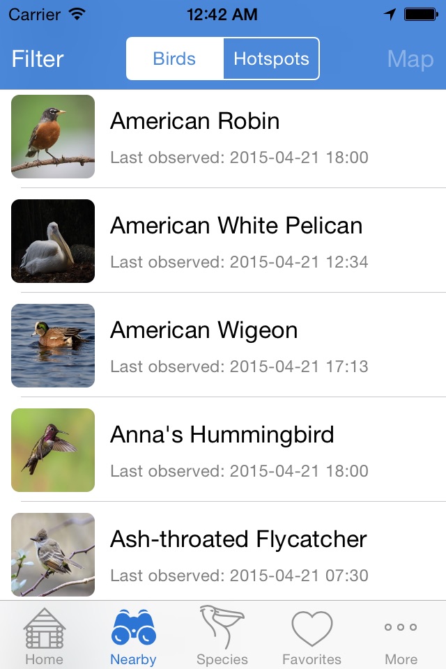 Bird Finder screenshot 2