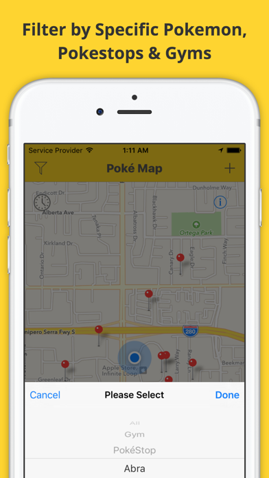 Map Radar - Guide For Pokemon Go: Search, Find and Share Rare Pokemon Locationのおすすめ画像2