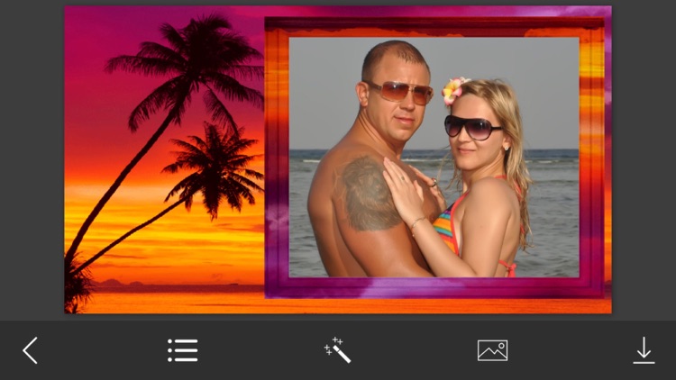 Beach Photo Frame - Free Pic and Photo Filter