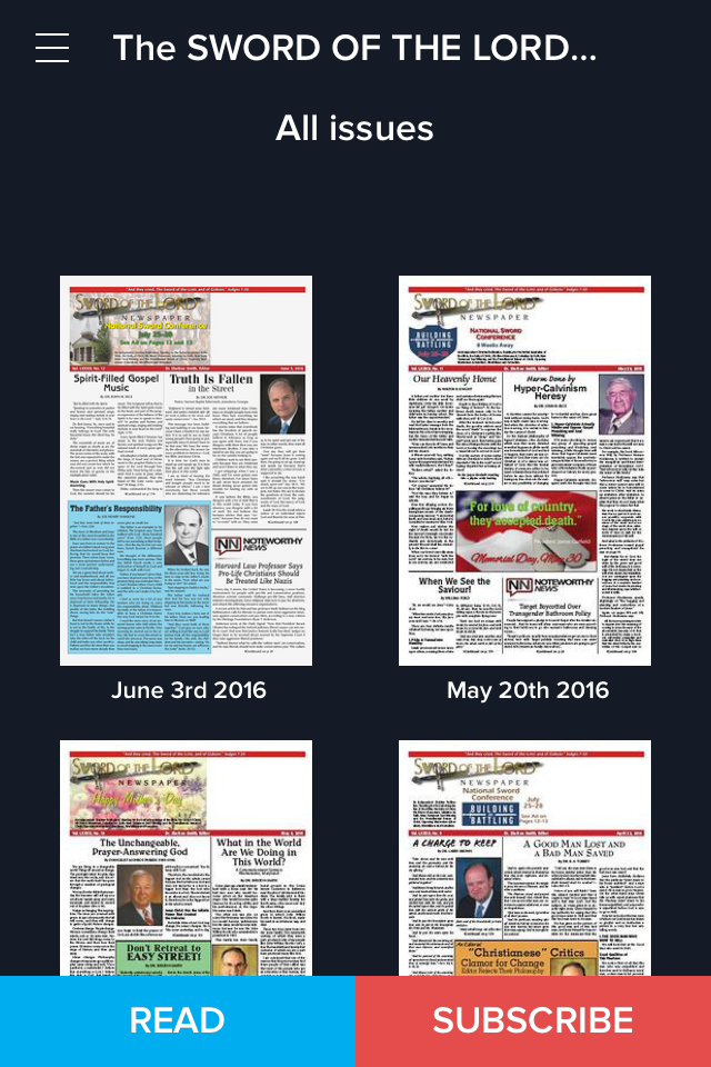 THE SWORD OF THE LORD