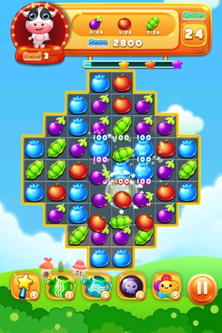 Garden Crush: The Best Fun Candy for Free 3 Match Puzzle Games screenshot 3