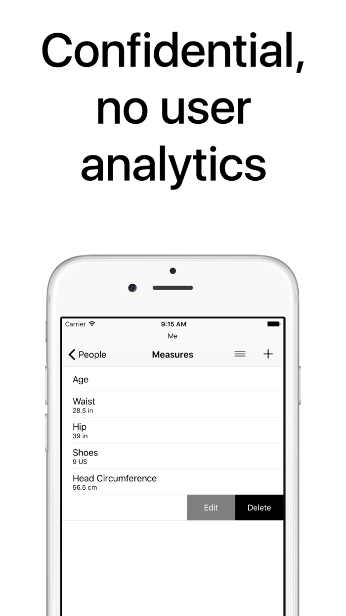Clothes Organizer - Size Manager for Shoes, Clothing, and Fashion Shopping