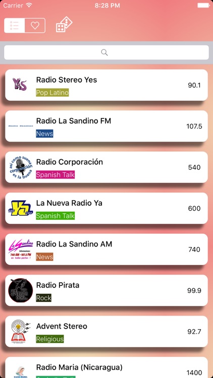 Radios de Nicaragua - FM AM