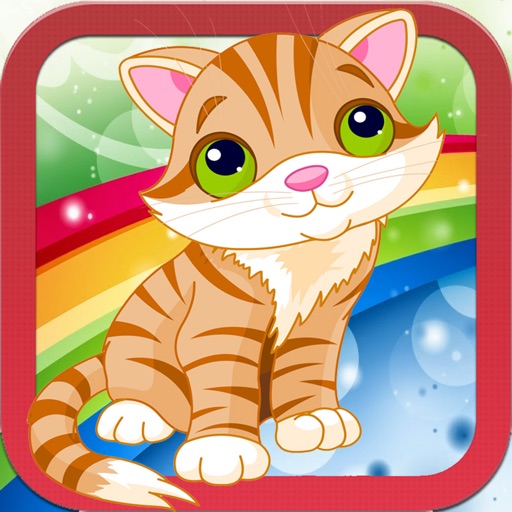 Cute Cat & Dog Coloring Book - All In 1 Animals Draw, Paint And Color Games HD For Good Kid Icon