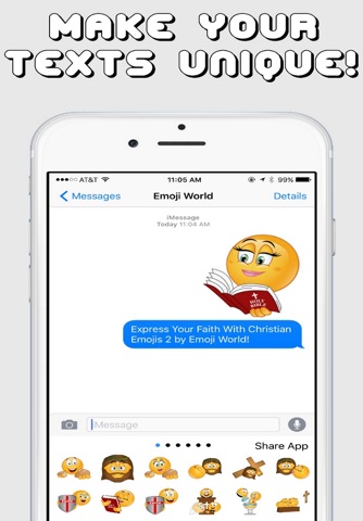 Christian Emojis 2 Keyboard by Emoji World screenshot 4