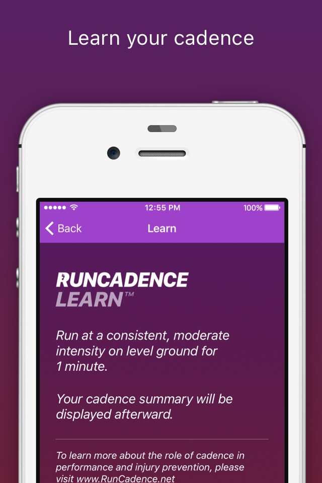 RunCadence Mobile screenshot 2