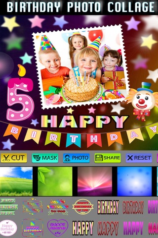 Happy Birthday Photo Collage screenshot 4