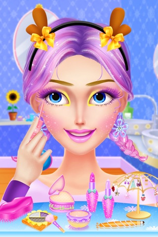 PJ Party Beauty Spa! BFF Sleepover Slumber Makeover Game for FREE screenshot 3