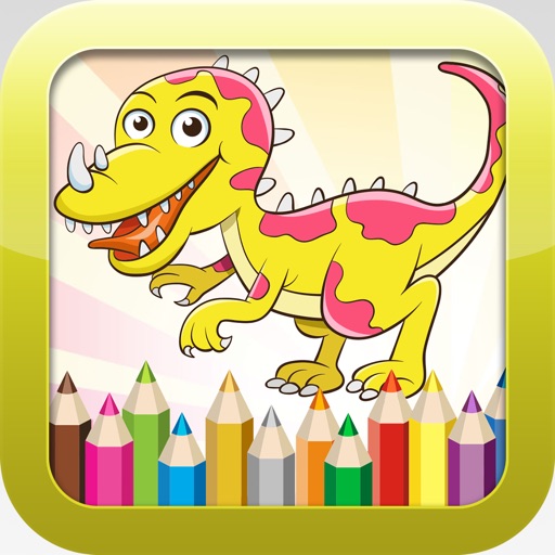 Dinosaur Coloring Book :  Educational Color and  Paint Games Free For kids and Toddlers icon