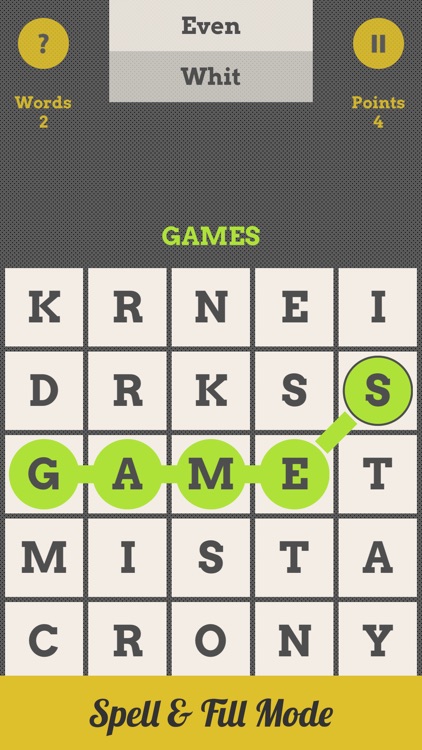 Spell Grid : Swipe Letters, Spell Words