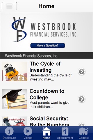 Westbrook Financial Services Inc. screenshot 2