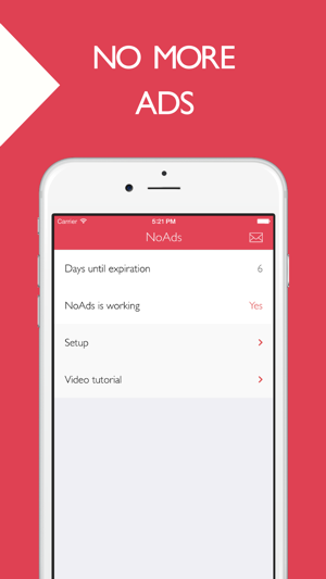 ‎NoAds - block ads on Wi-Fi networks in apps and browsers plus content blocker Screenshot