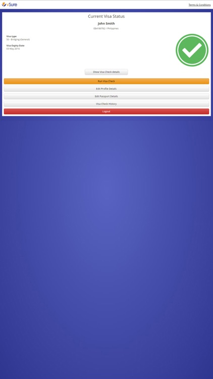 vSure: Visa Checks Made Easy