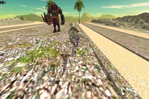 Dinosaur Run 3D - A Jurassic Dino Race Adventure Free Games screenshot 2