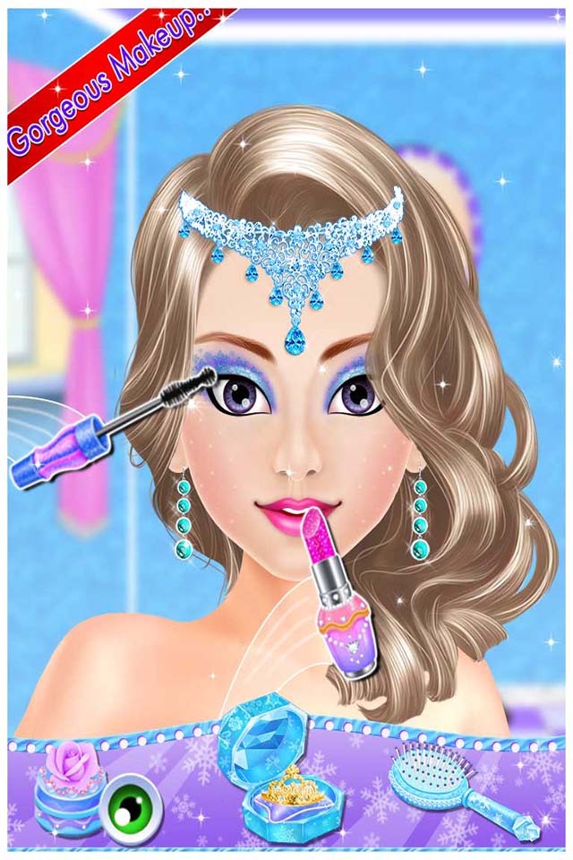 Icy Princess Spa Salon - Girls games for kids screenshot 4