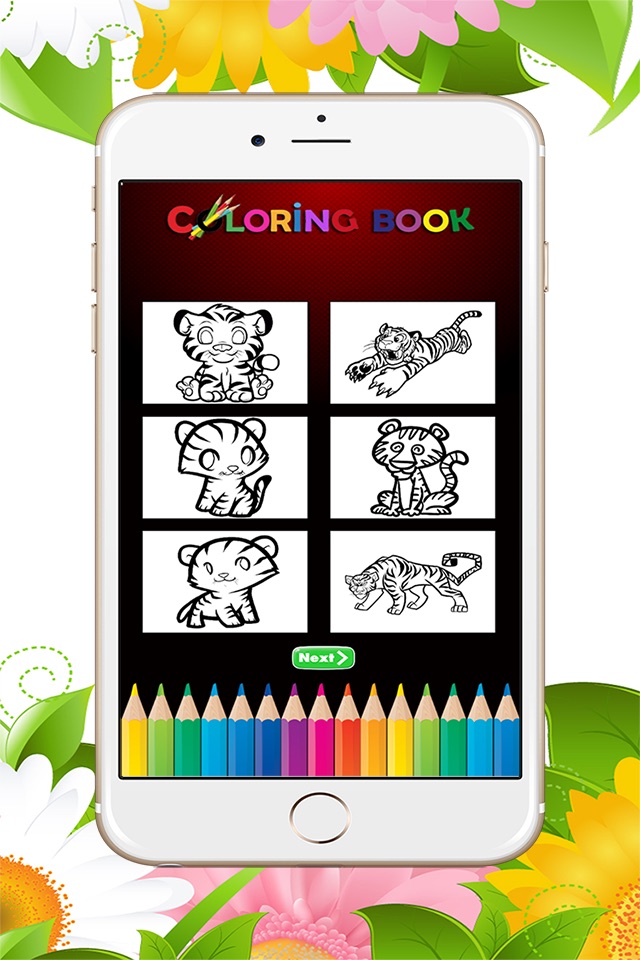 The Tiger Coloring Book: Learn to draw and color cheetah, panther and more screenshot 2