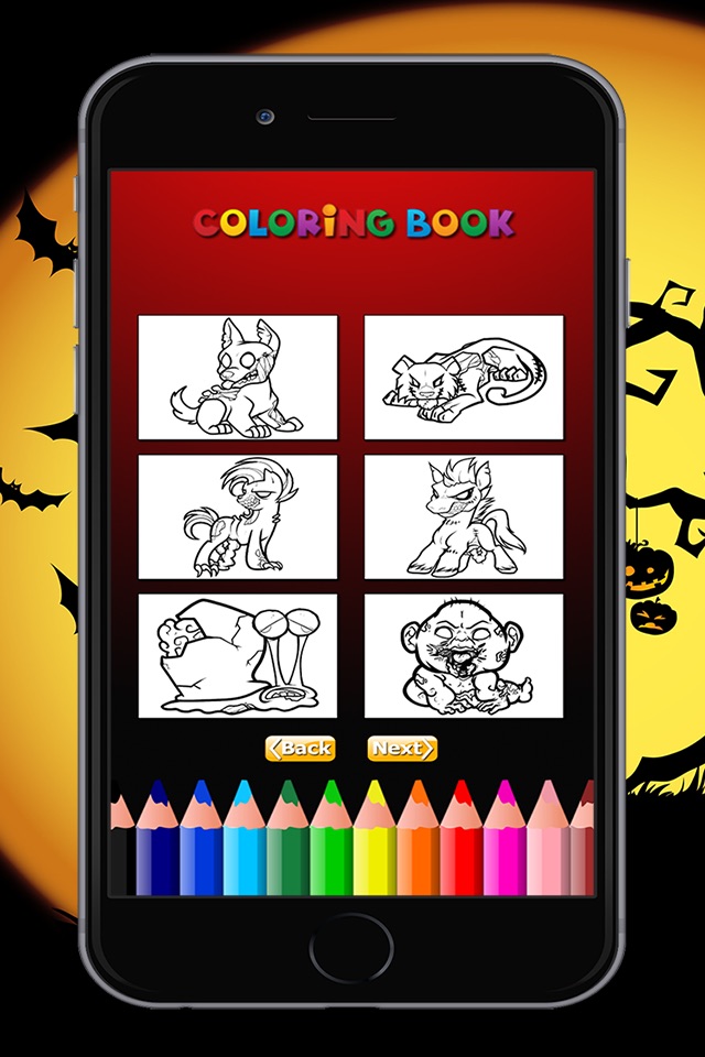 Zombies Ghost Coloring Book - Drawing for Kids screenshot 4