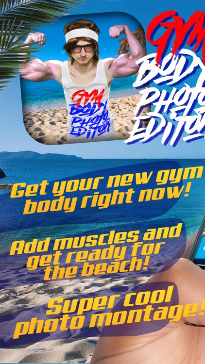 Gym Body Photo Studio Editor - Become a Bodybuilder, Add Pix Pack and Biceps Camera Stickers