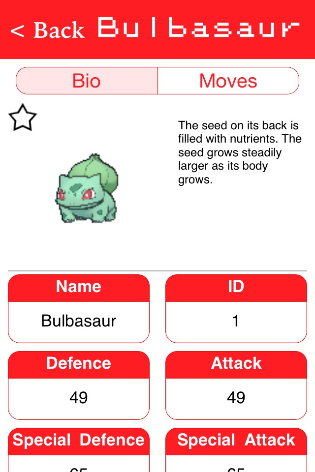 Pidgey Pokedex screenshot 2