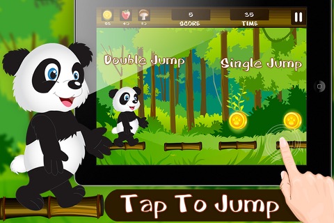 Panda Jump Dash screenshot 2