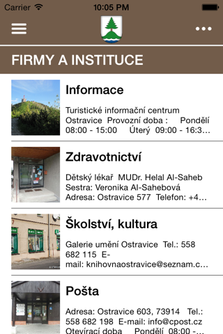Obec Ostravice screenshot 3