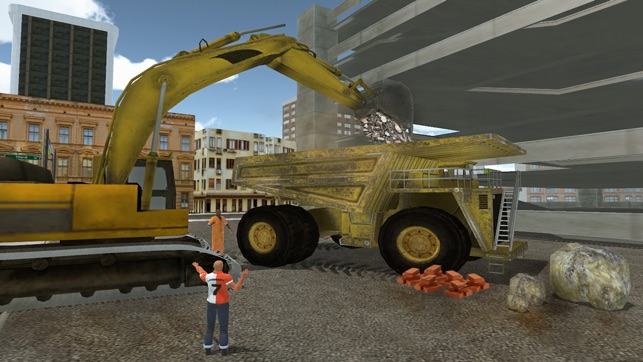 Real City Crane excavator operator simulator : Enjoy Dump tr(圖3)-速報App