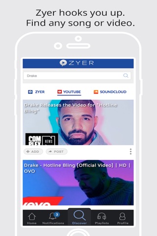 Zyer: Music Share and Promotion App screenshot 2