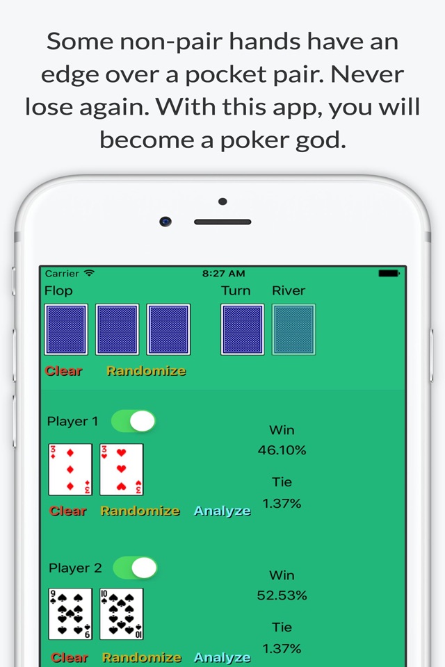Texas Holdem Poker Odds Calculator - Calculate chances to win screenshot 4