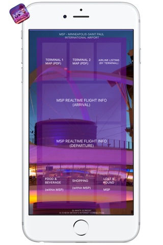 MSP AIRPORT - Realtime Flight Info - MINNEAPOLIS-SAINT PAUL INTERNATIONAL AIRPORT screenshot 2
