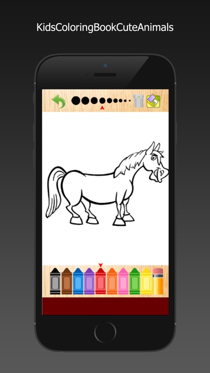 Kids Coloring Book Cute Animals screenshot-3