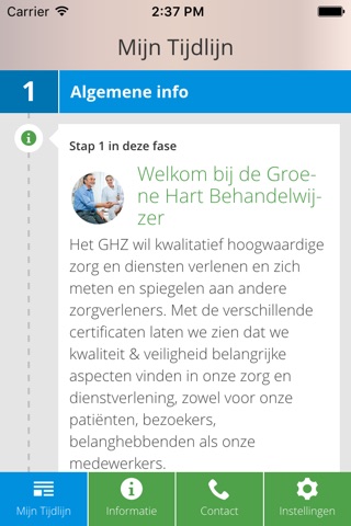 GHZ Behandelwijzer screenshot 2