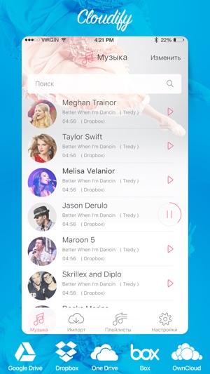 Cloudify - Free Music Mp3 Player