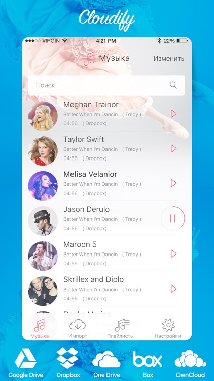 Cloudify - Free Music Mp3 Player screenshot-0