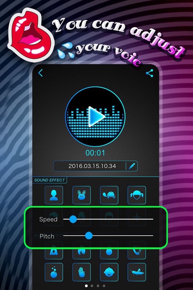 Voice Change.r Effect.s - Funny Sound.Board Modulator, Speaking Record.er & Audio Play.er screenshot 3