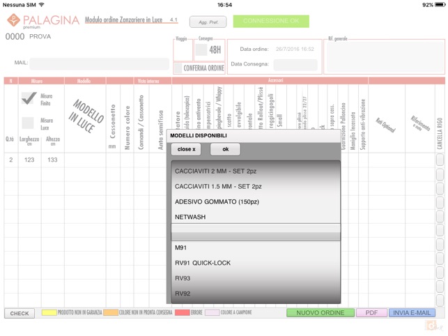 Palagina modulo ordine zanzariere in luce(圖2)-速報App